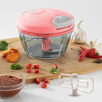 Frenchware 400 ml Peach Multipurpose Vegetable Chopper 3 product image from Amazon