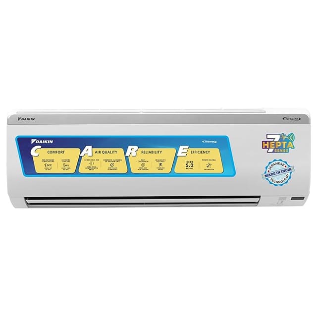 Daikin 1.5 Ton 5 Star Inverter Split AC Copper PM 2.5 product image from Amazon