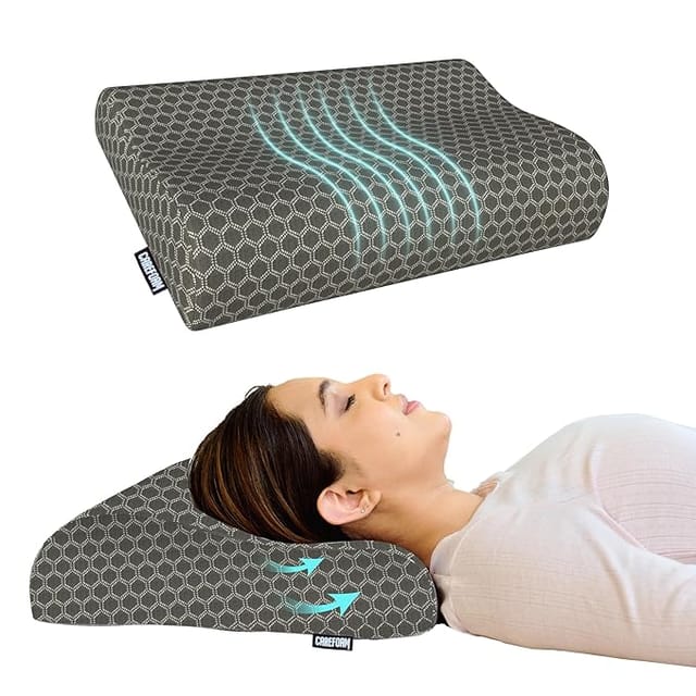 carefoam cervical memory foam pillow neck support 2-year product image from Amazon