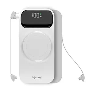 Lifelong ChargeMate 10000 mAh 225 Wireless MagSafe Slim product image from Amazon