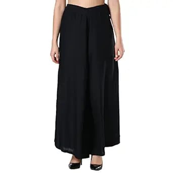 COREFAB Super Soft Flared Solid Rayon Sharara Attractive product image from Amazon