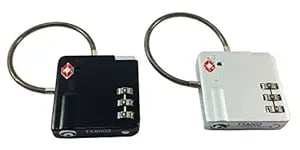 DOCOSS-Pack 2-529-Metal TSA Approved Lock Strong Cable product image from Amazon