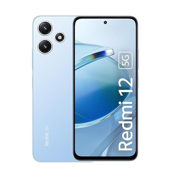 Redmi 12 5G Pastel Blue 6GB RAM 128GB Storage Without Offer product image from Amazon