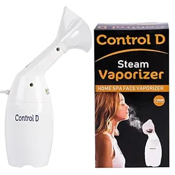 Control Steamer Home Spa Face White Vaporizer Includes product image from Amazon