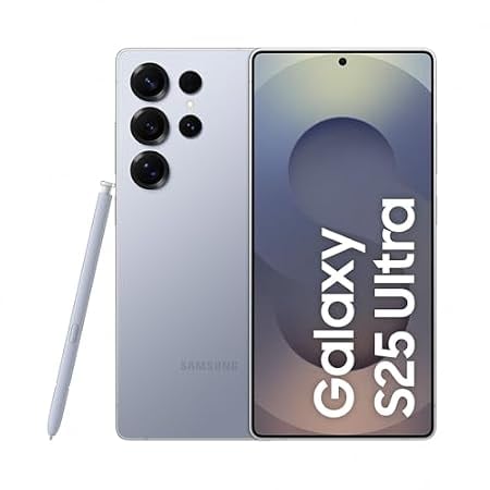 Samsung Galaxy S25 Ultra 5G AI Smartphone Titanium product image from Amazon