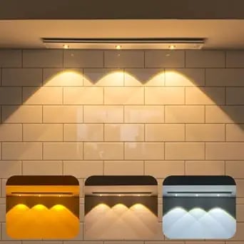 Flyngo Motion Sensor Under Cabinet Led Light 3 Color Modes product image from Amazon