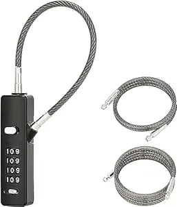 DOCOSS Steel Number Lock BagLuggage Locks Travel Different product image from Amazon