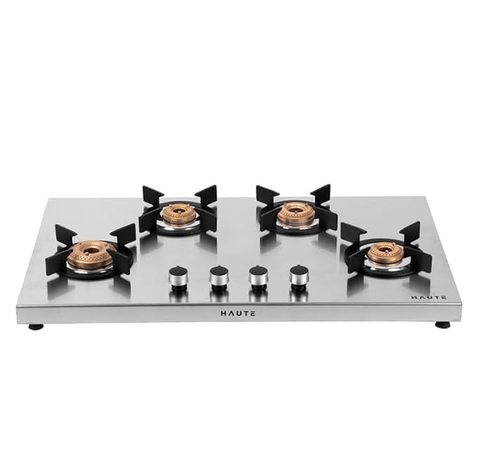 Haute Kitchen Evoque series 4Burner Manual Stove 2MM thick product image from Amazon