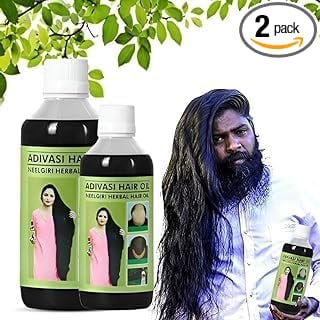 Pratham Adivasi Hair Oil Original 500 ml Ayurvedic Adivasi product image from Amazon
