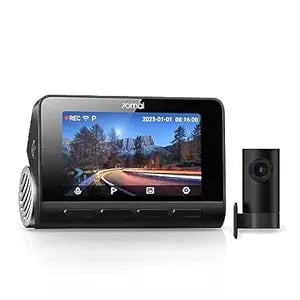 70mai A810 True HDR Dual Vision Dash Cam Built-in GPS product image from Amazon