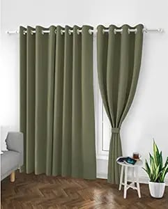 TOPDRAPES Room Darkening Blackout Grommet Opaque Curtains product image from Amazon