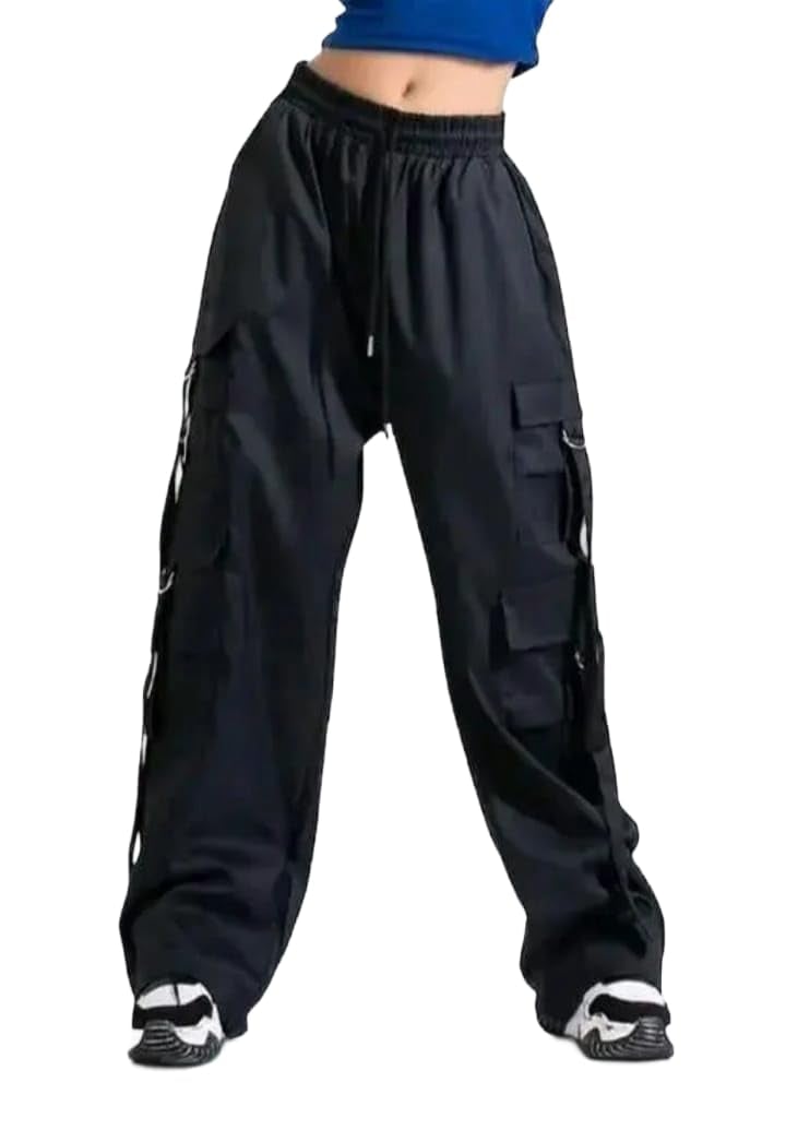Women S Mid-Rise Regular Fit Full-Length Jeans Cargos 6 product image from Amazon