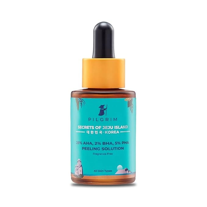 Pilgrim 25 AHA 2 BHA 5 PHA Peeling Solution Face 10-Minute product image from Amazon
