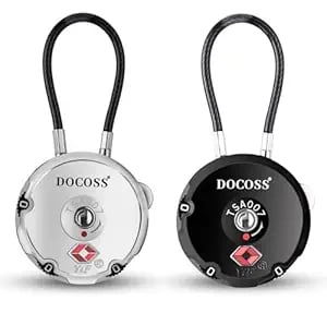 DOCOSS Metal TSA Approved USA International Number Password product image from Amazon