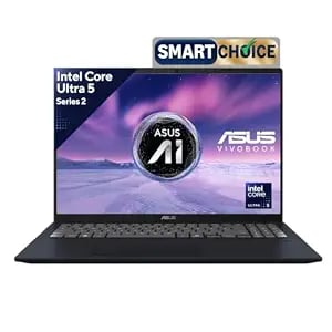 Asus Vivobook 16 Smartchoice Intel Core Ultra 5 Series 2 product image from Amazon