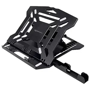 amazon basics 2-in-1 Laptop Mobile Stand Ergonomic product image from Amazon