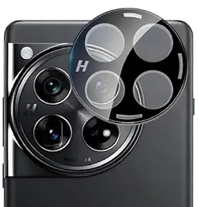 HPTech Oneplus Camera Lens Protector tempered glass camera product image from Amazon