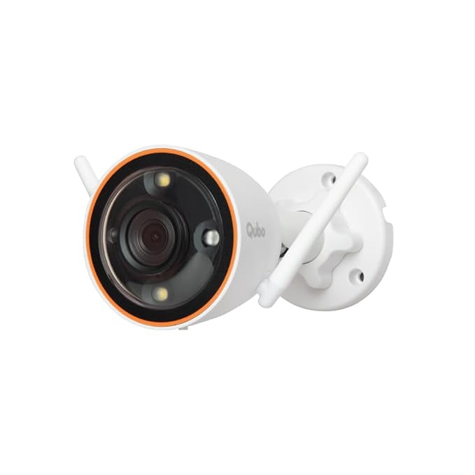 QUBO Smart Outdoor 3MP 2K 1296p WiFi Bullet Camera from product image from Amazon
