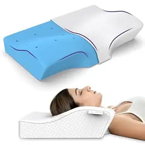 ARMOR Cool Gel Orthopedic Memory Foam Contour Cervical product image from Amazon