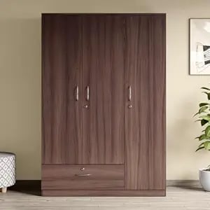 Interio Godrej Wardrobe Ewa 3-Door Engineered Wood Wardrobe product image from Amazon
