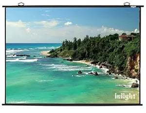 Inlight Map Type Projector Screen Hin Imported HIGH GAIN product image from Amazon