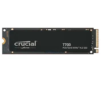 Crucial T700 2TB Gen5 NVMe M.2 SSD - Up 12400 MBs - product image from Amazon