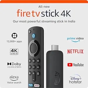 All-new Amazon Fire Stick streaming device ultra-cinematic product image from Amazon