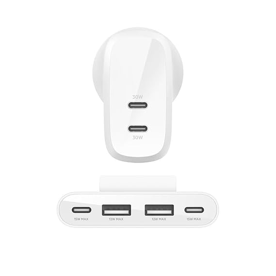 Belkin 60W 30w 30W Dual USB-C PPS Fast Charging Wall product image from Amazon