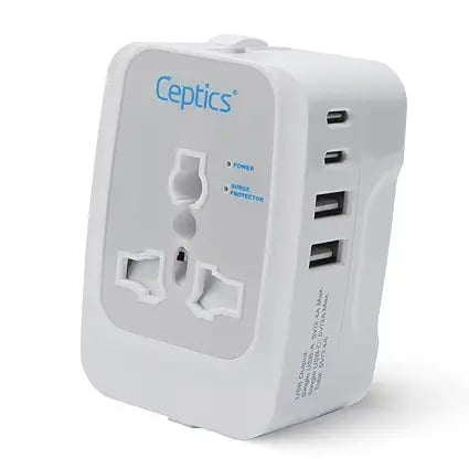 Ceptics Universal Travel Adapter Type International All One product image from Amazon