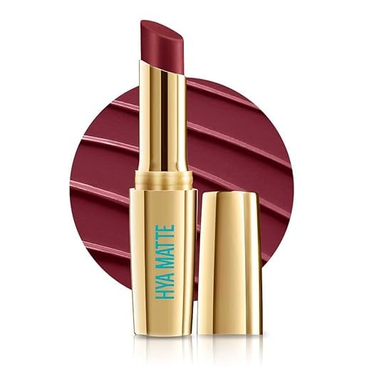 Lakme 9to5 Hya Matte Lipstick Plum Pitch 3.6gm - Lipsticks product image from Amazon