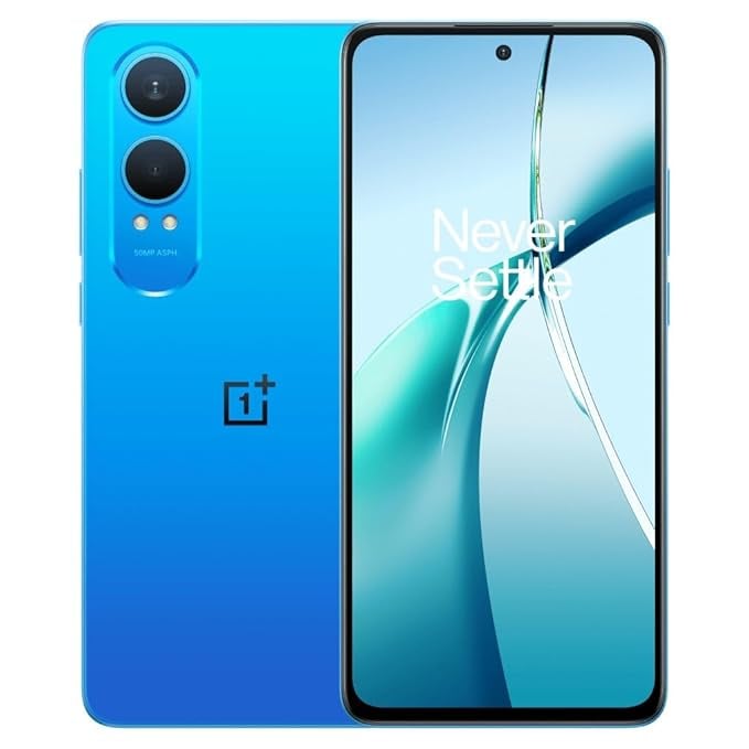 OnePlus Nord CE4 Lite 5G Mega Blue 8GB RAM 128GB Storage - product image from Amazon