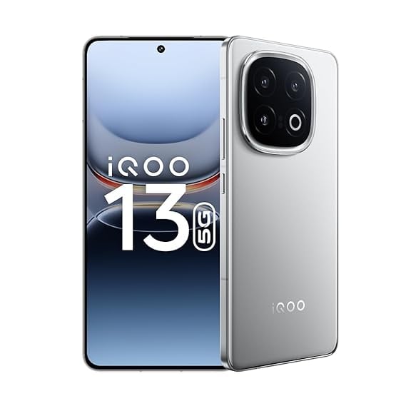 iQOO 13 5G Nardo Grey 12GB RAM 256GB Storage - Smartphones product image from Amazon
