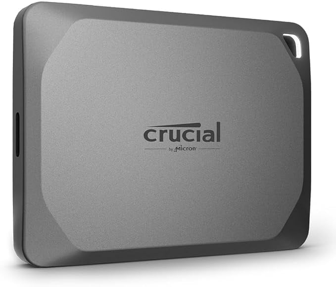 Crucial X9 Pro 2TB Portable SSD Up 1050MBs ReadWrite USB product image from Amazon
