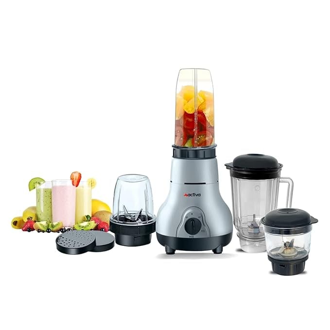 ACTIVA Easy Mix Nutri 4 Jar Mixer Grinder Smoothies Chutney product image from Amazon