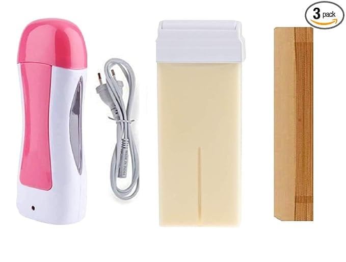 LRHAK Hair Removal Wax Kit Wax Heater Machine Roll Wax product image from Amazon