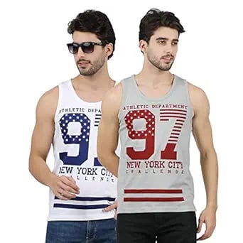 JUGULAR Mens Printed Vest NEW YORK CITY Vests product image from Amazon