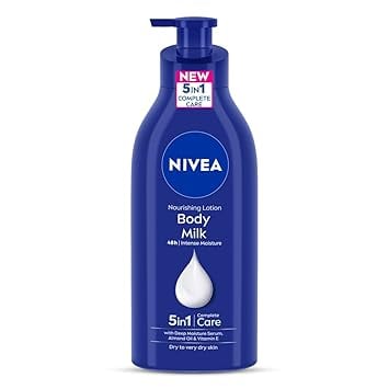NIVEA Nourishing Body Milk 600ml Body Lotion 48 H product image from Amazon