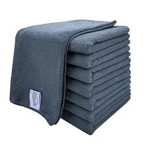 Softspun Microfiber Cloth - 8 Pcs - 40x40 Cms - 340 Gsm product image from Amazon