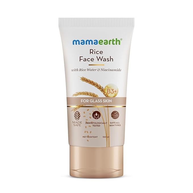 Mamaearth Rice Face Wash With Rice Water Niacinamide Glass product image from Amazon