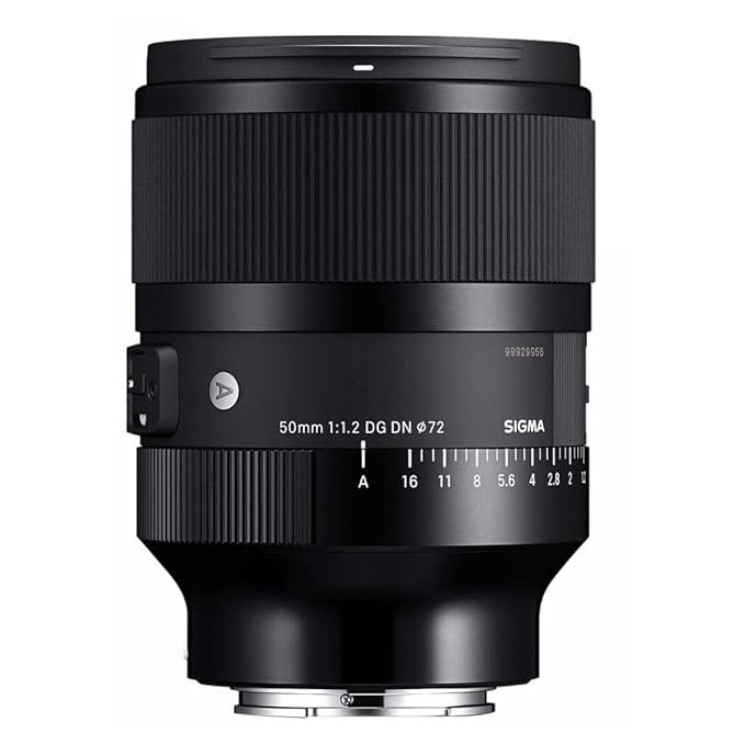 Sigma 50mm f1.2 DG DN Art Lens Sony E Mirrorless Camera - product image from Amazon