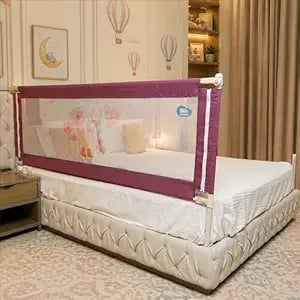 Kids Station 1 Side Premium Bed Rail Guard 5ft X 2.6ft product image from Amazon