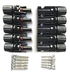 Kenbrook Solar MC4 Wire Connector Solar Panels Set Pairs product image from Amazon