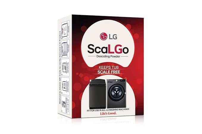 LG ScaLGo Washing Machine Cleaner Descaling Powder Front product image from Amazon