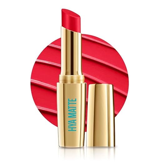 Lakme 9to5 Hya Matte Lipstick Scarlet Strategy 3.6gm - product image from Amazon