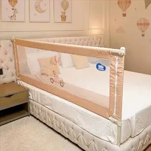 Kids Station 1 Side Premium Bed Rail Guard 5ft X 2.6ft product image from Amazon