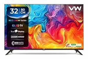 Vw 80 Cm 32 Inches Frameless Series Hd Ready Qled Tv product image from Amazon