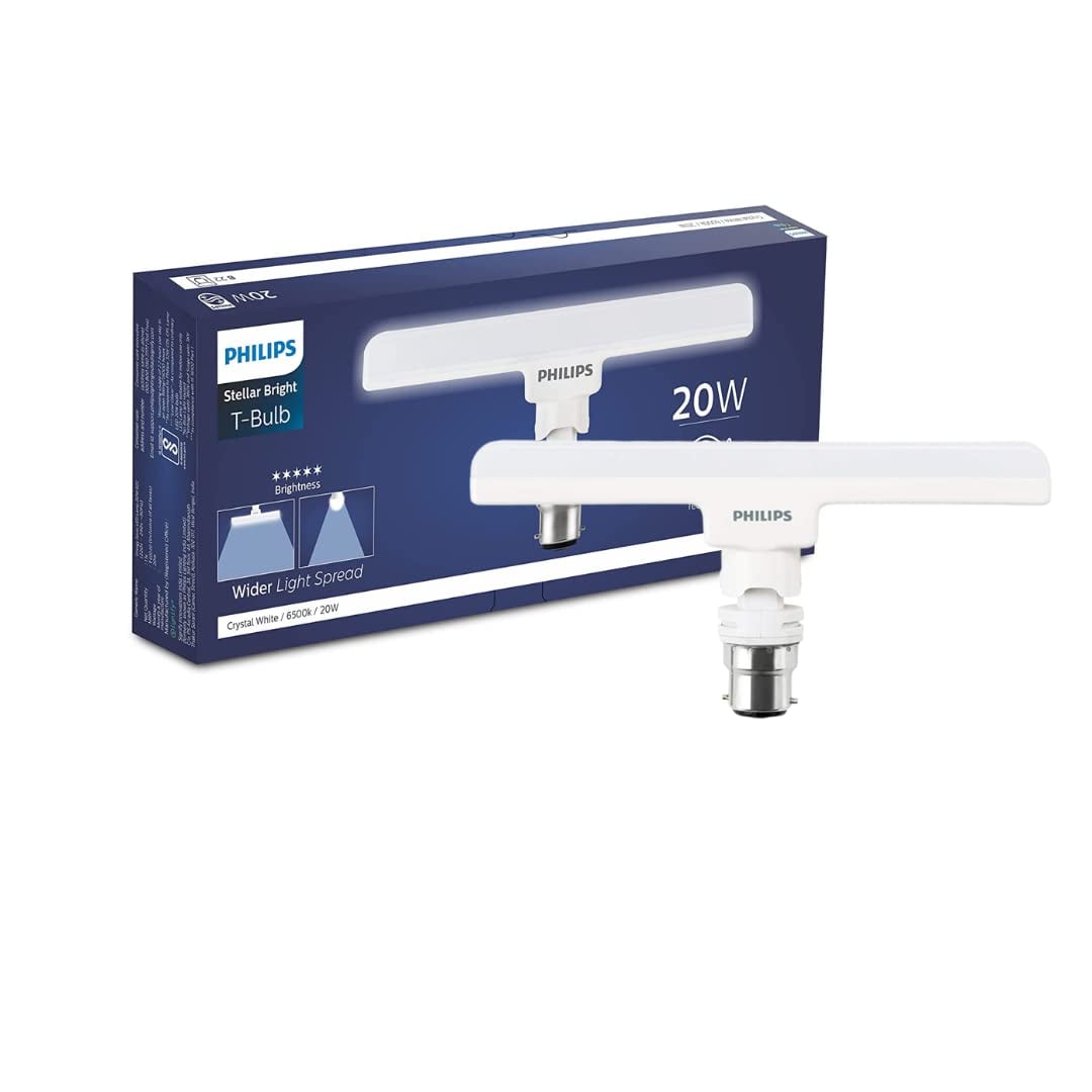 Philips Stellar Bright 20-Watt Led T-Bulb Base B22 Crystal product image from Amazon