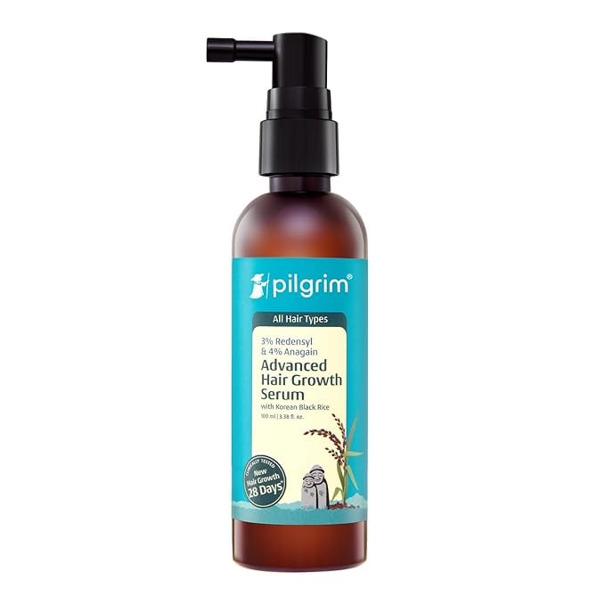 Pilgrim Redensyl 3 Anagain 4 Advanced Hair Growth Serum product image from Amazon