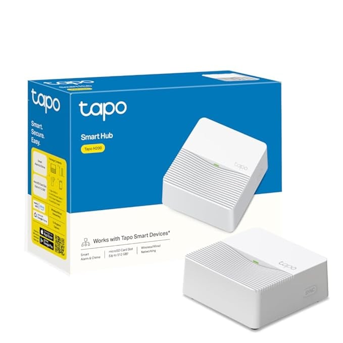 Tapo H200 Smart Hub Built-in Chime Requires 2.4Ghz Wi-Fi product image from Amazon