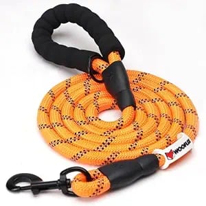Wooflix Heavy Duty Nylon Dog Leash Anti Slip Padded Handle product image from Amazon